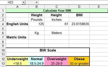 Jak obliczyć BMI w Excelu i uniknąć błędów w obliczeniach Jak obliczyć BMI w Excelu i uniknąć błędów w obliczeniach
